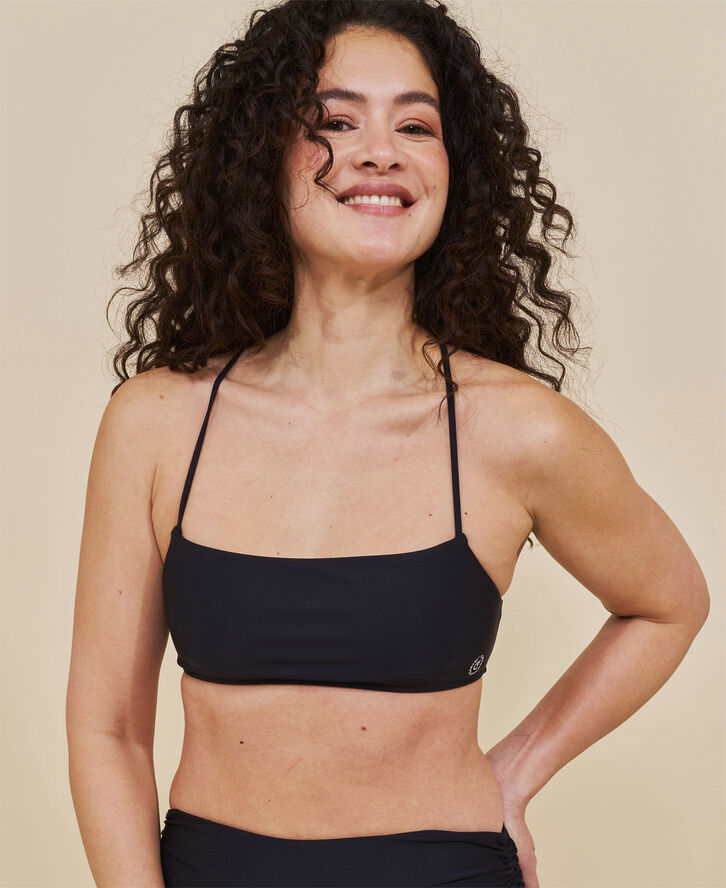 Cartel Copenhagen Sanur bandeau justerbar bikini top Nero