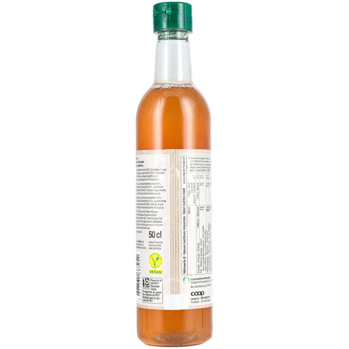 Naturaplan Bio Sirup Pink Grapefruit -50cl