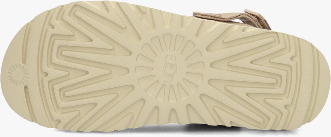 UGG beige ugg instappers w goldenstar clog