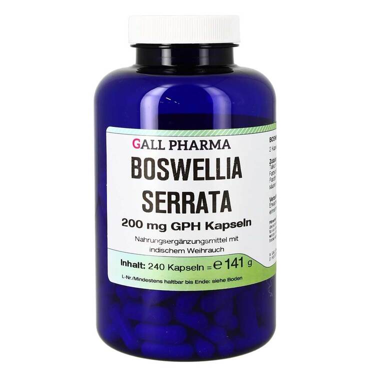 Boswellia serrata 200 mg GPH Kapseln, 240 St