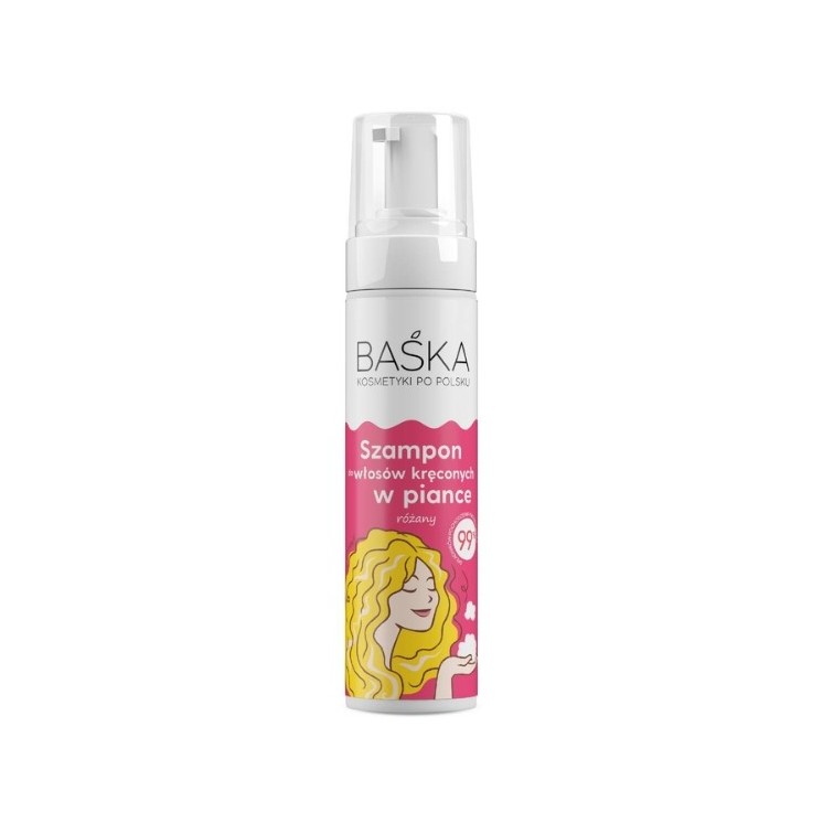 Baśka Shampoo für lockiges Haar in Rosenschaum 200 ml