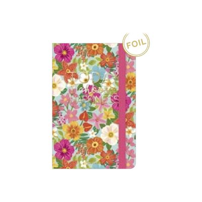Agenda semainier - 1 semaine par page + 1 page de notes - 12 x 18 cm - fleurs - Legami Photo Collection