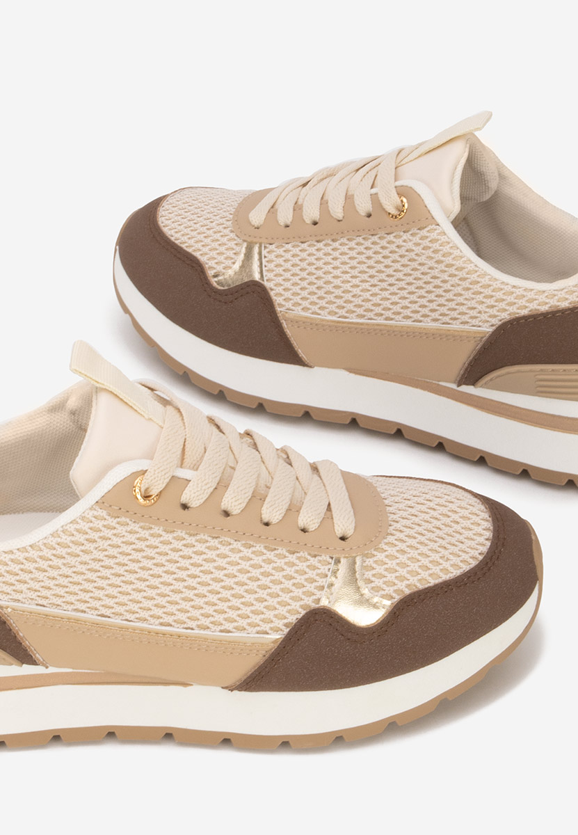 Baskets pour femme bruns Helenia