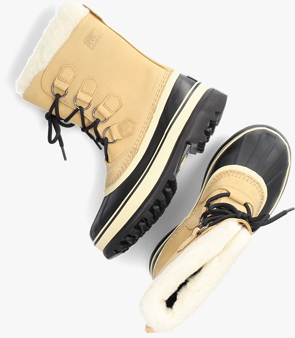 cognac sorel snowboots caribou wp