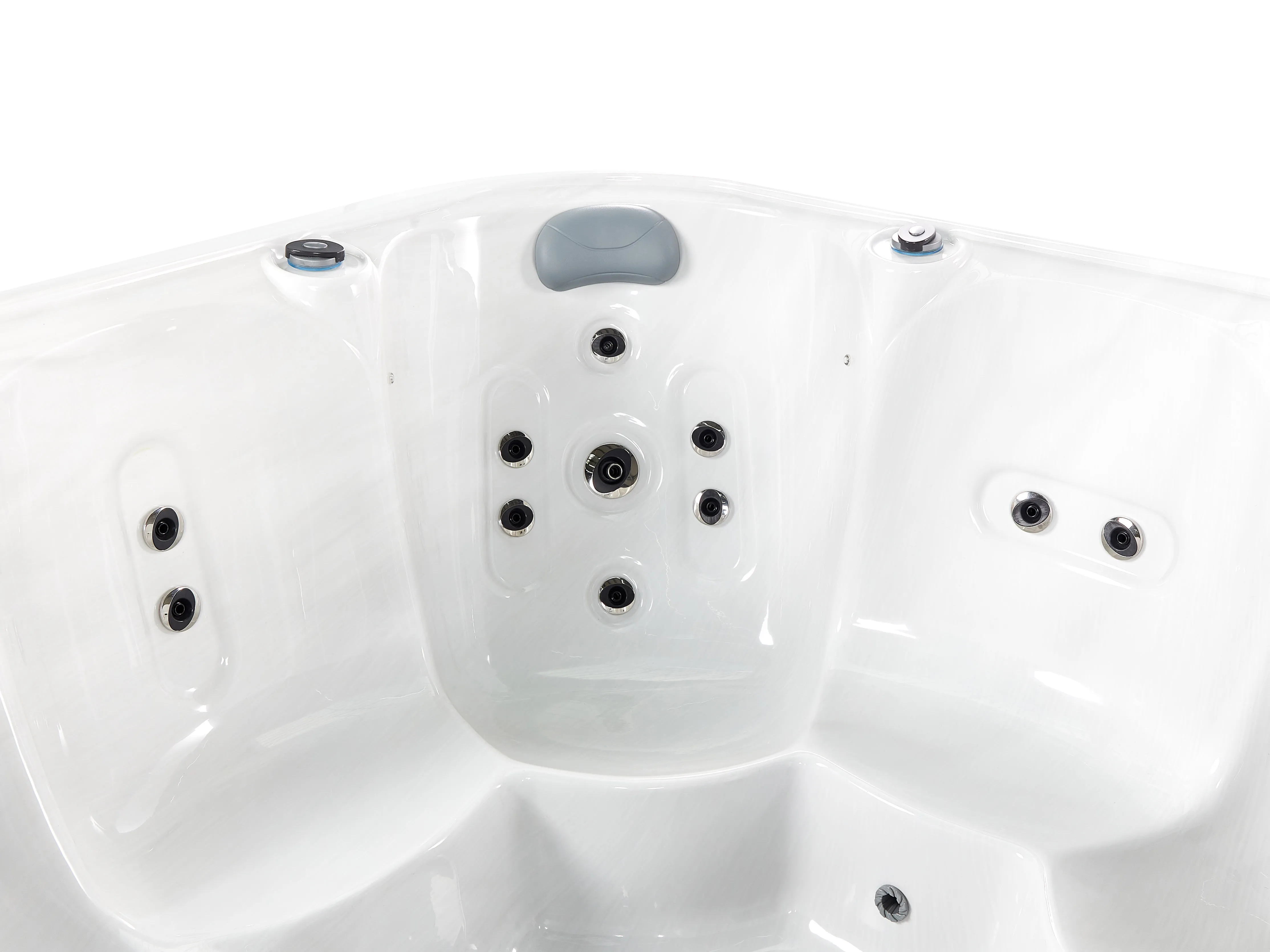 Buiten hottub met LED CALIMA Wit
