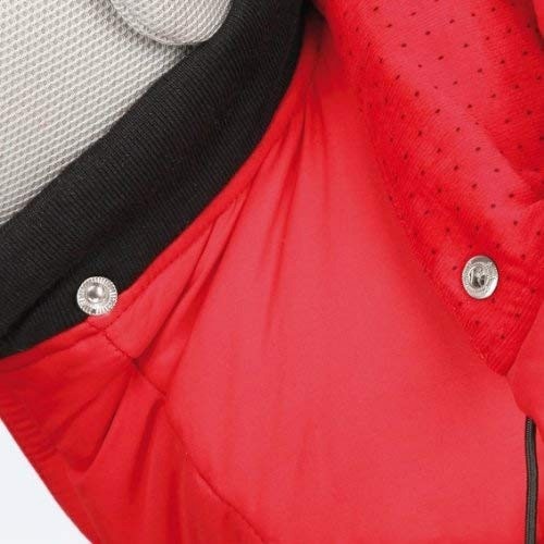 Casaco vermelho com capuz para cães