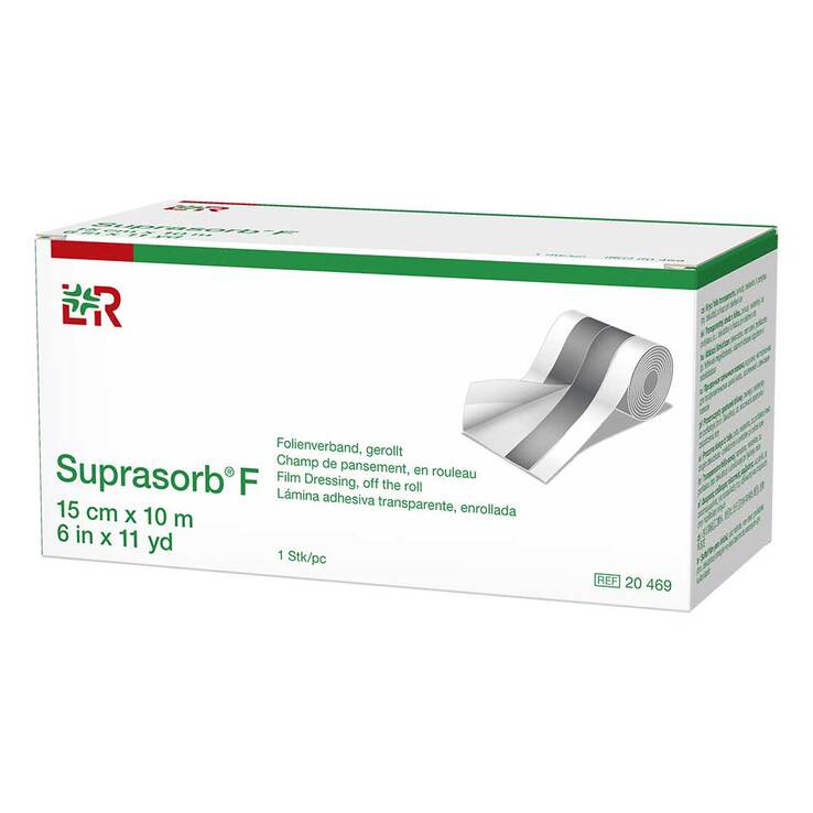 Suprasorb F Folien Wundverband 15cmx10m gerollt unsteril, 1 St
