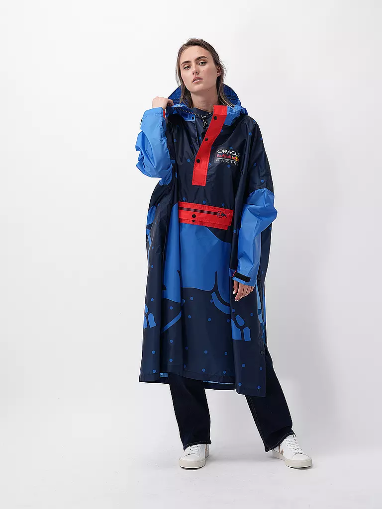 RAINKISS Regenjacke - Regenponcho ORACLE RED BULL RACING 04 blau