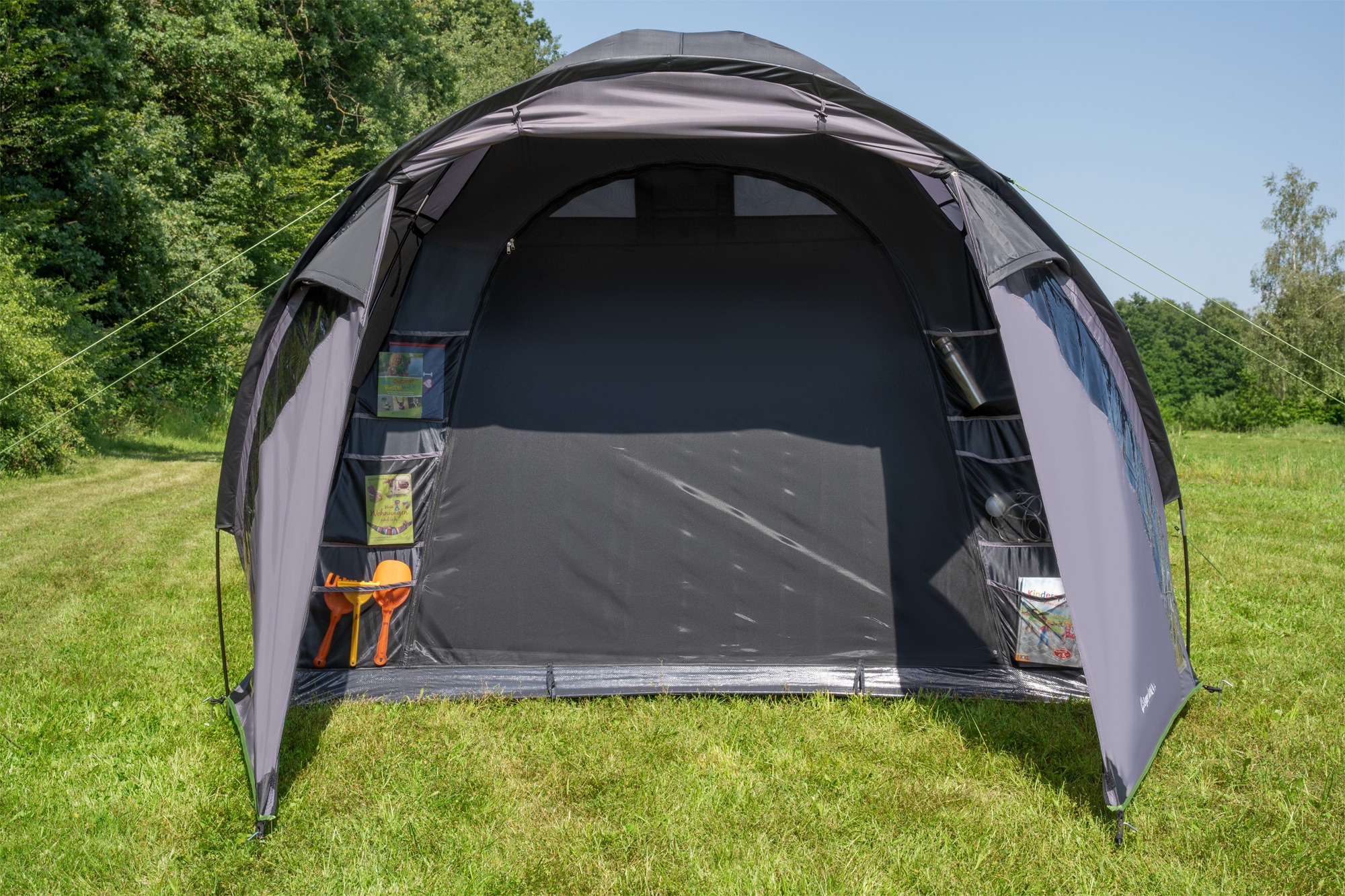 Berger Kiwi NZ 4 Plus leichtes Kuppelzelt für Camping und Trekking für 4 Personen