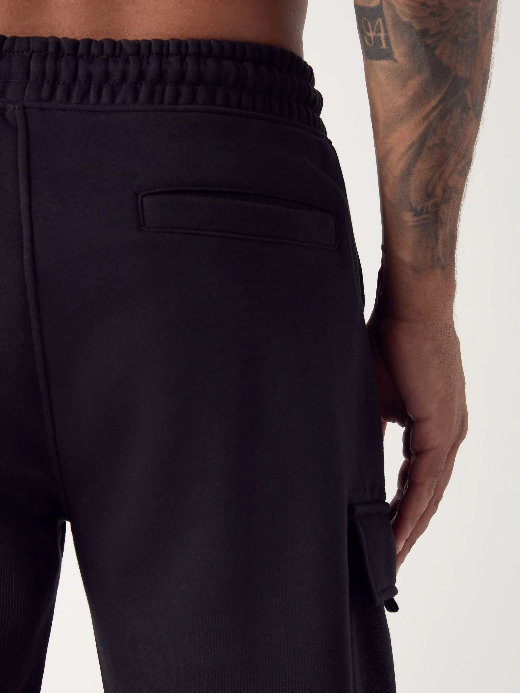 Zwart - Slim Fit - Cargo joggingbroek