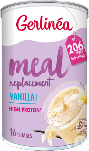 Gerlinea Meal Replacement Vanille Source De Fibres 16 Shakes
