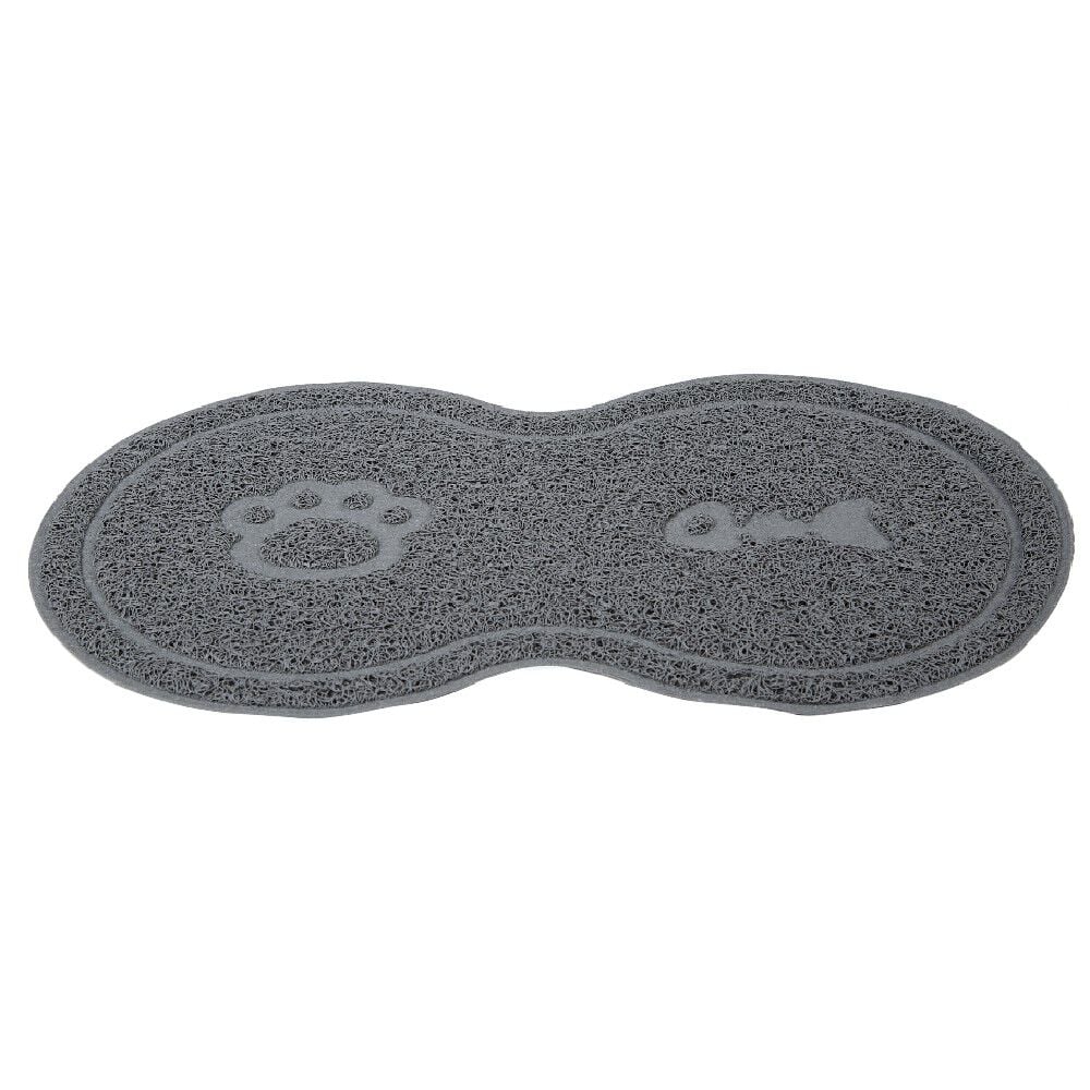 Tapis de sortie de litière gris