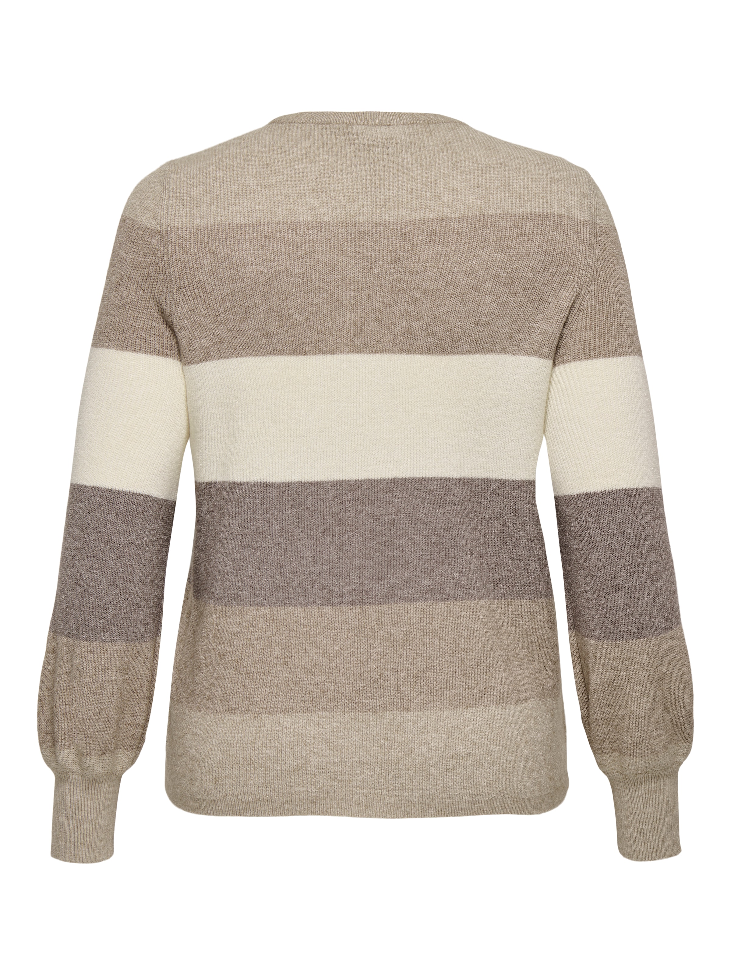 ONLY CARMAKOMA Strickpullover »CARNEW DARIA L/S STRIPE PULLOVER KNT«