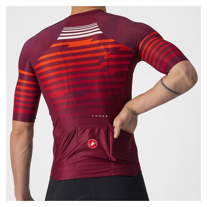 Maillot Manches Courtes Castelli Climber's 3.0 SL Rouge
