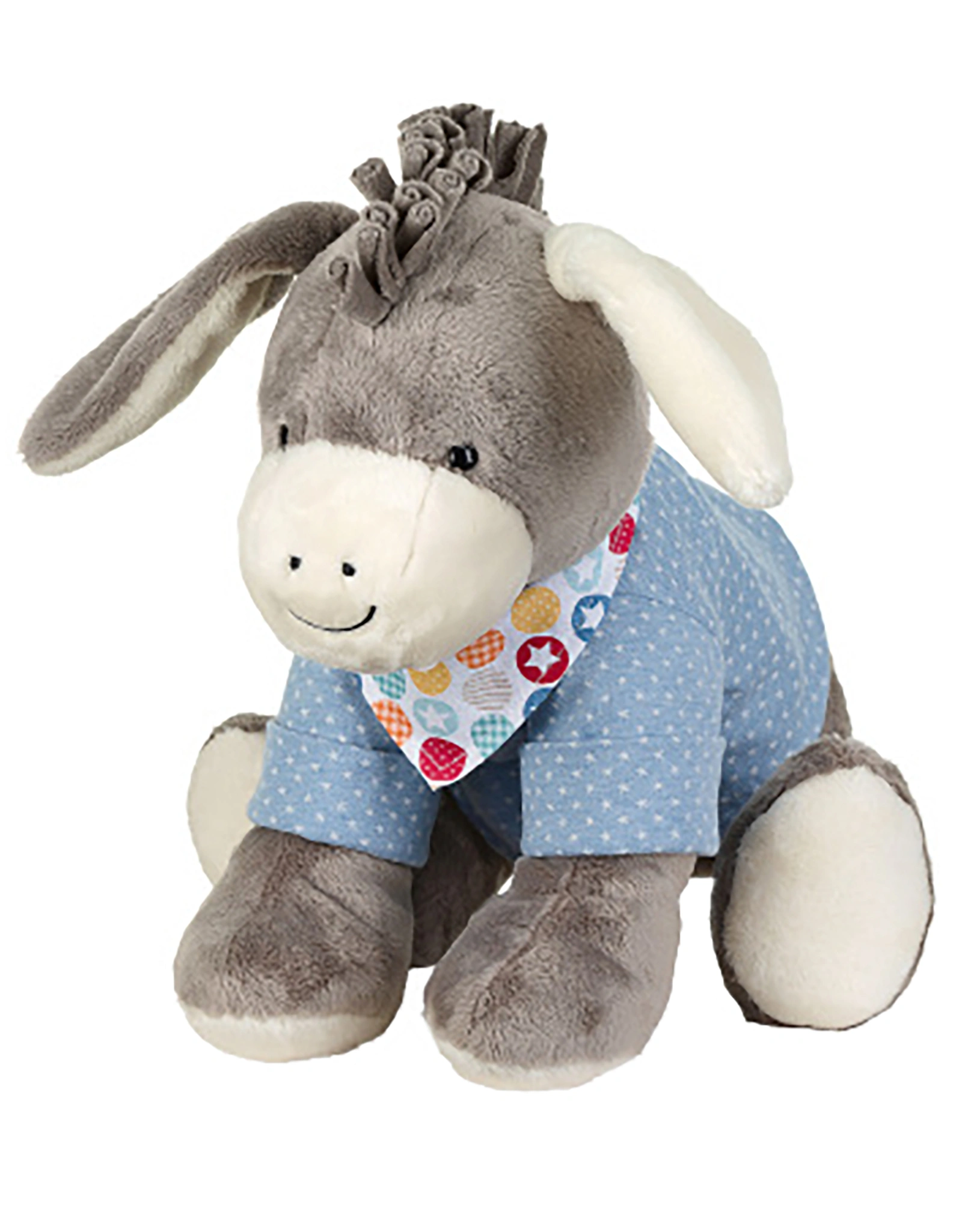Kuscheltier EMMI ESEL (37cm) in grau