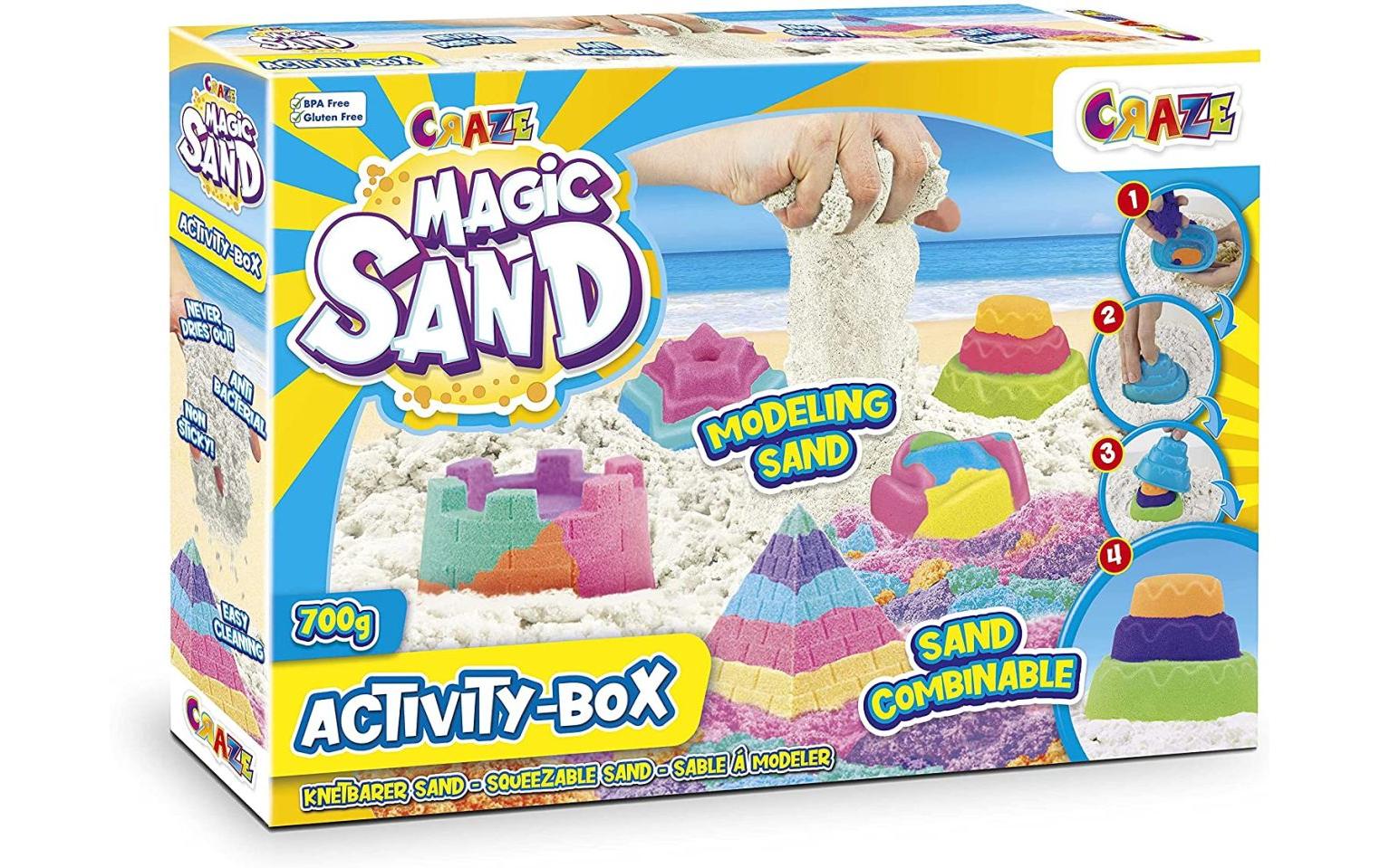 Magic Sand Activity BoxBuntes Zaubersand-Spielset