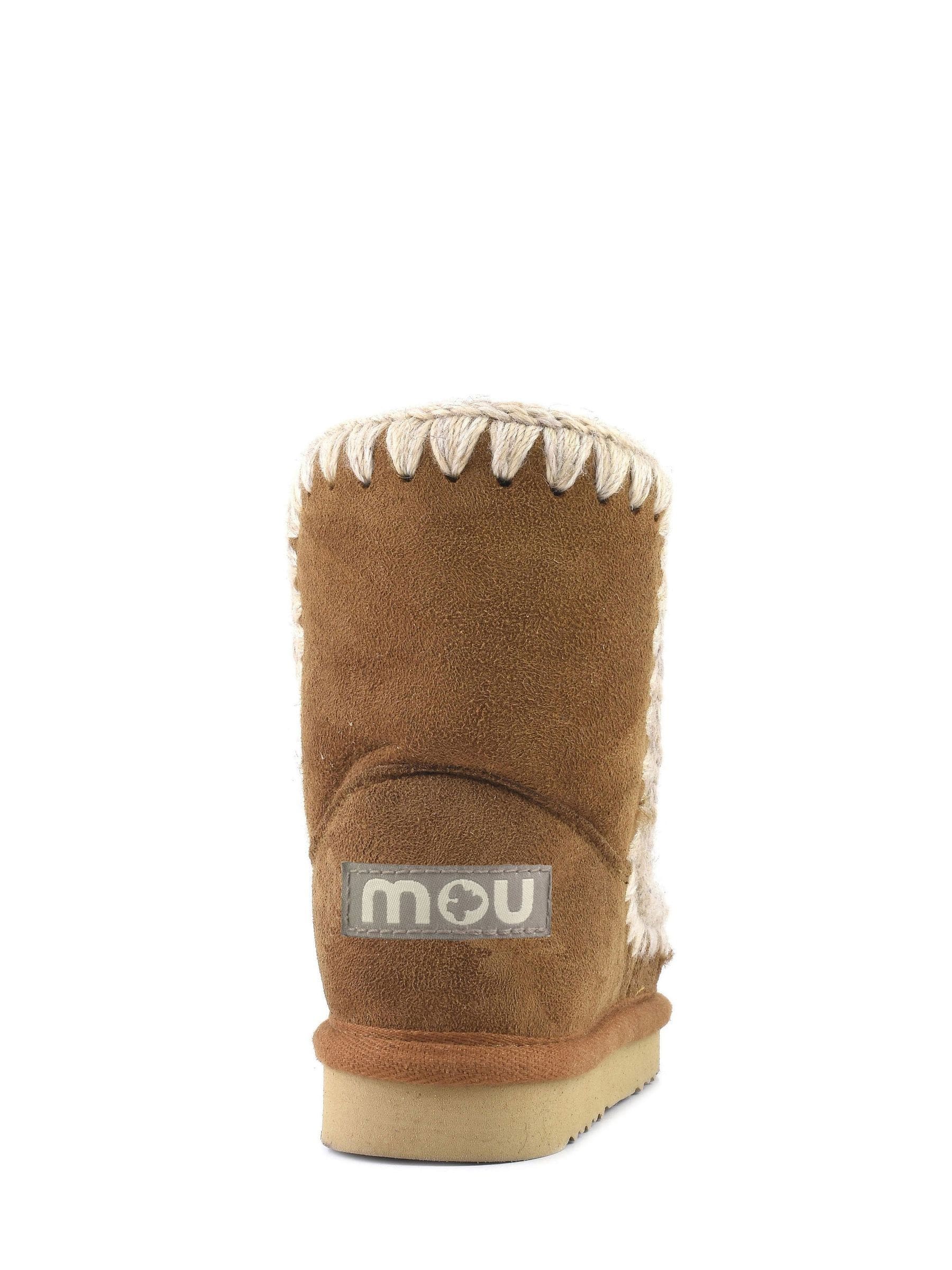 Mou Eskimo Sheepskin Lined Kids Suede Boots