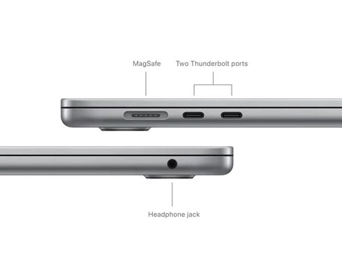 Apple 15-inch MacBook Air - M3 chip 8-core CPU   10-core GPU, 24GB RAM, 512GB SSD - Space Grey