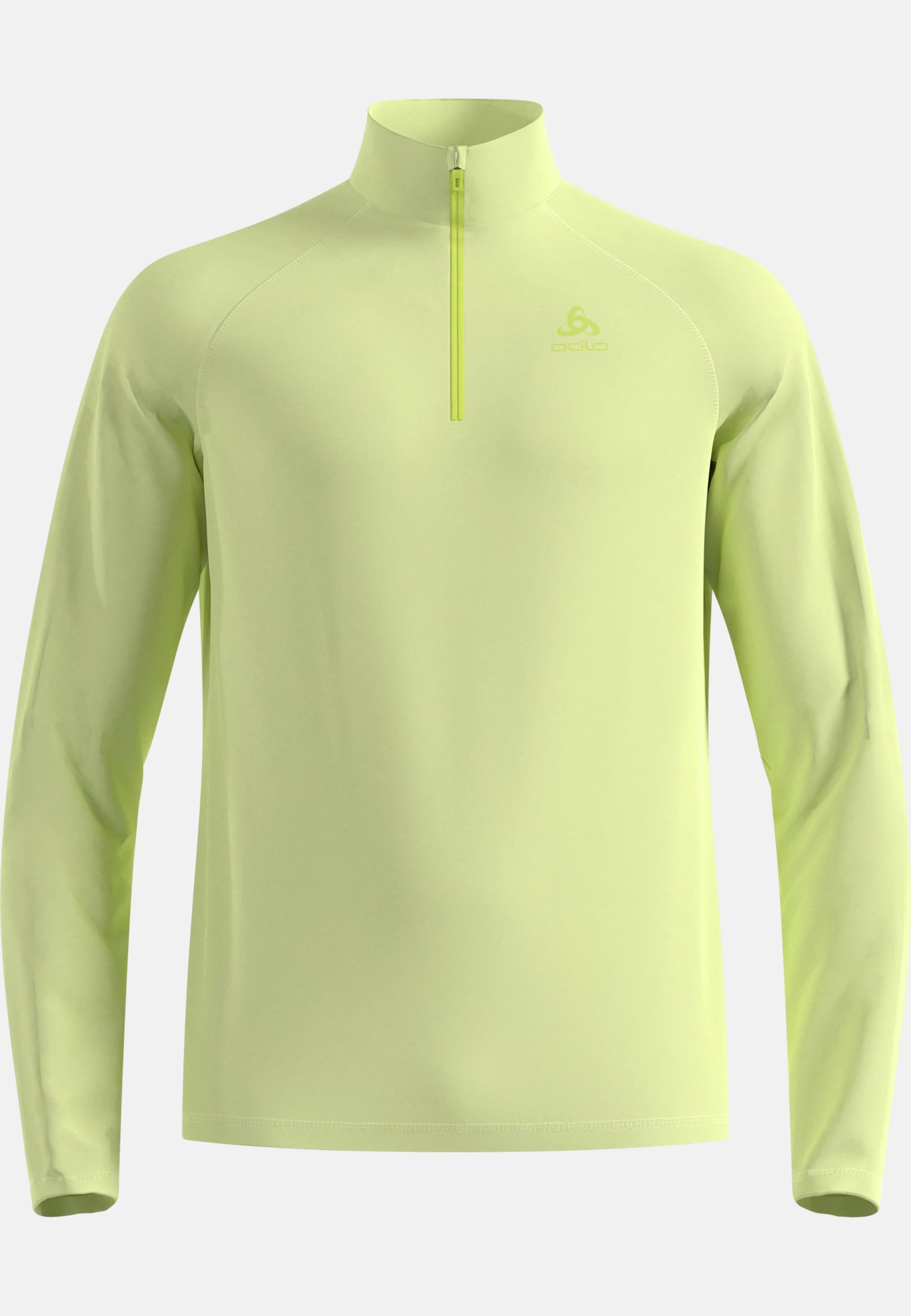 Besso Mid Layer mit Halbreissverschluss in shadow lime