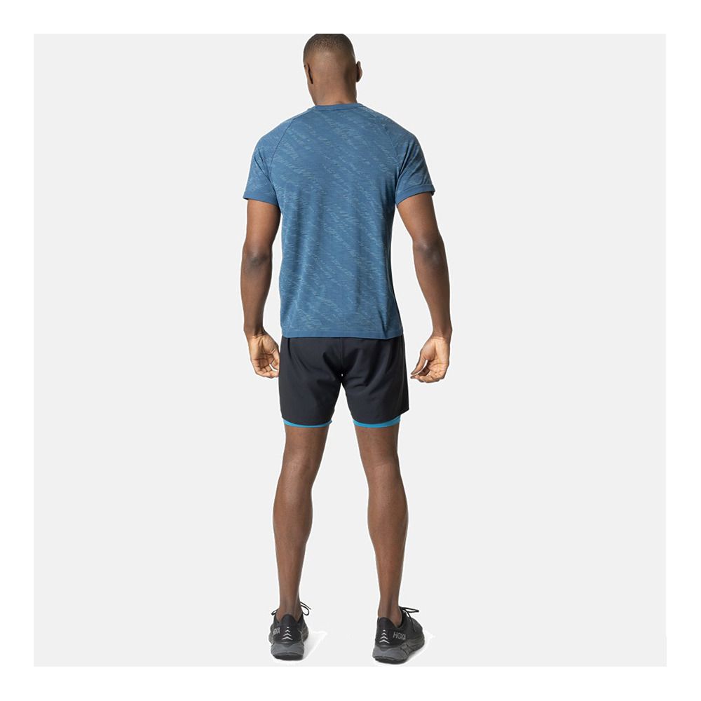 Odlo ZEROWEIGHT 5 INCH 2IN1 - Short Homme black/saxony blue