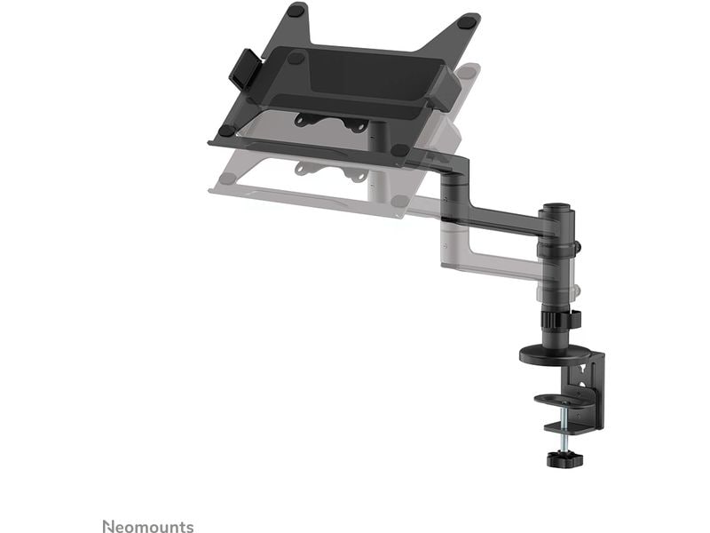 NEOMOUNTS Tischhalterung DS20-425BL1 bis 5 kg – Schwarz Full-Motion-Tischhalterung für 11.6-17.3