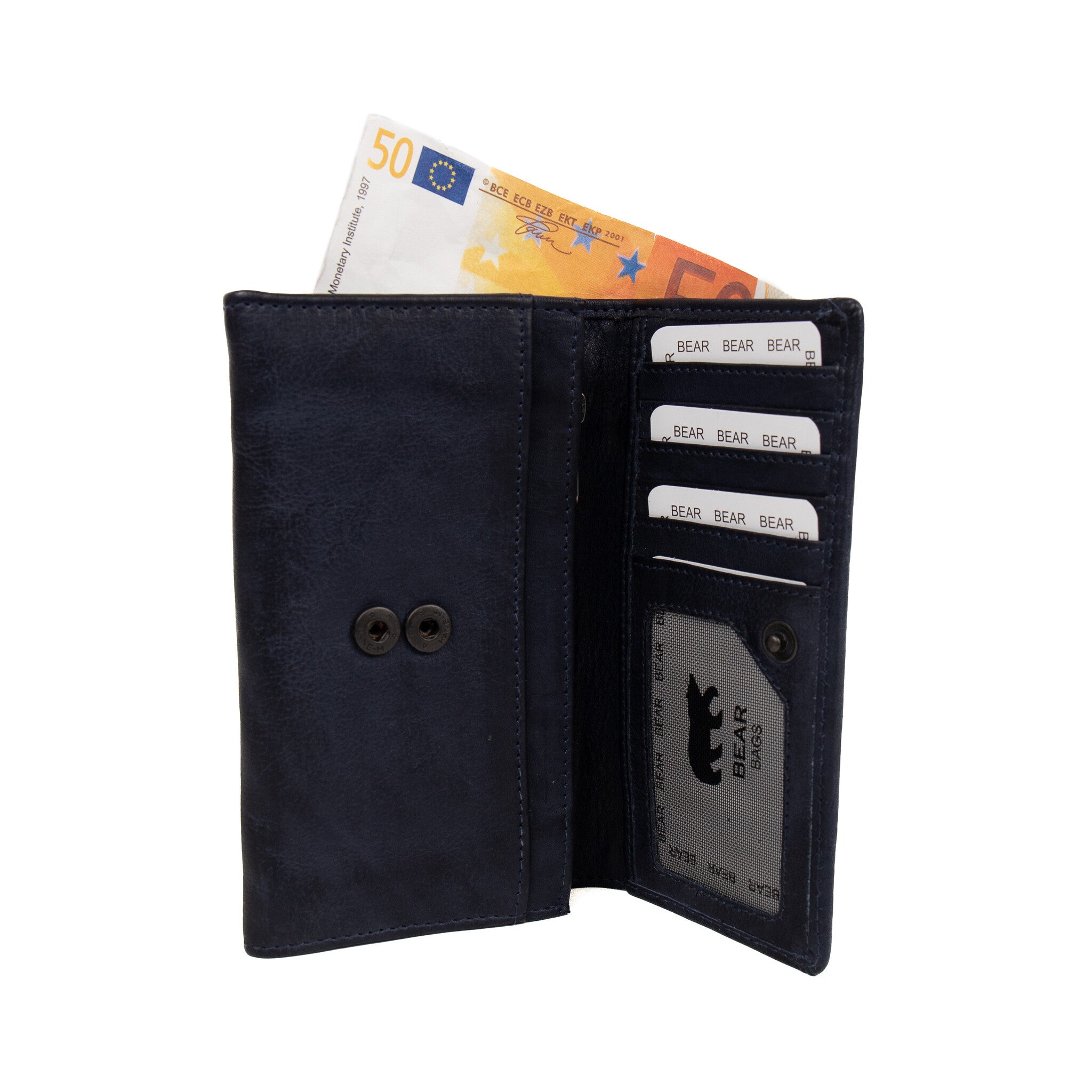 Overslag portemonnee 'Sweety' XL navy - CP 6041 Navy