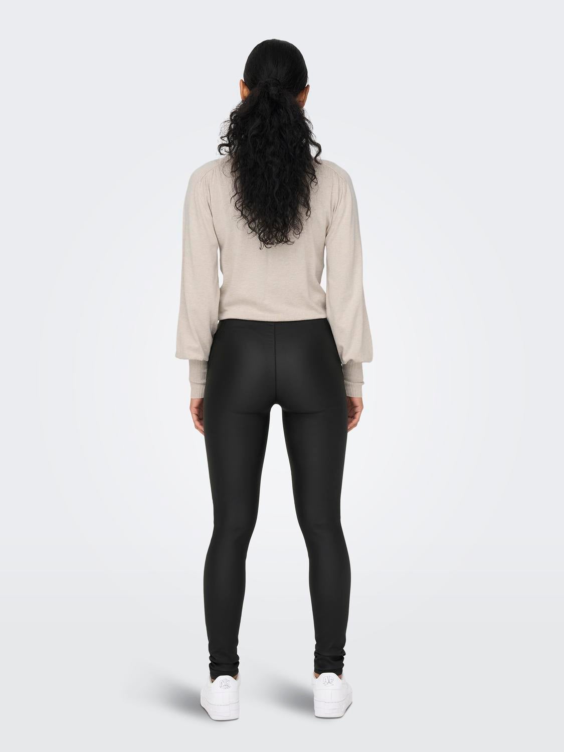 ONLKEIRA-ROCK Hohe Taille Skinny Fit Leggings Black