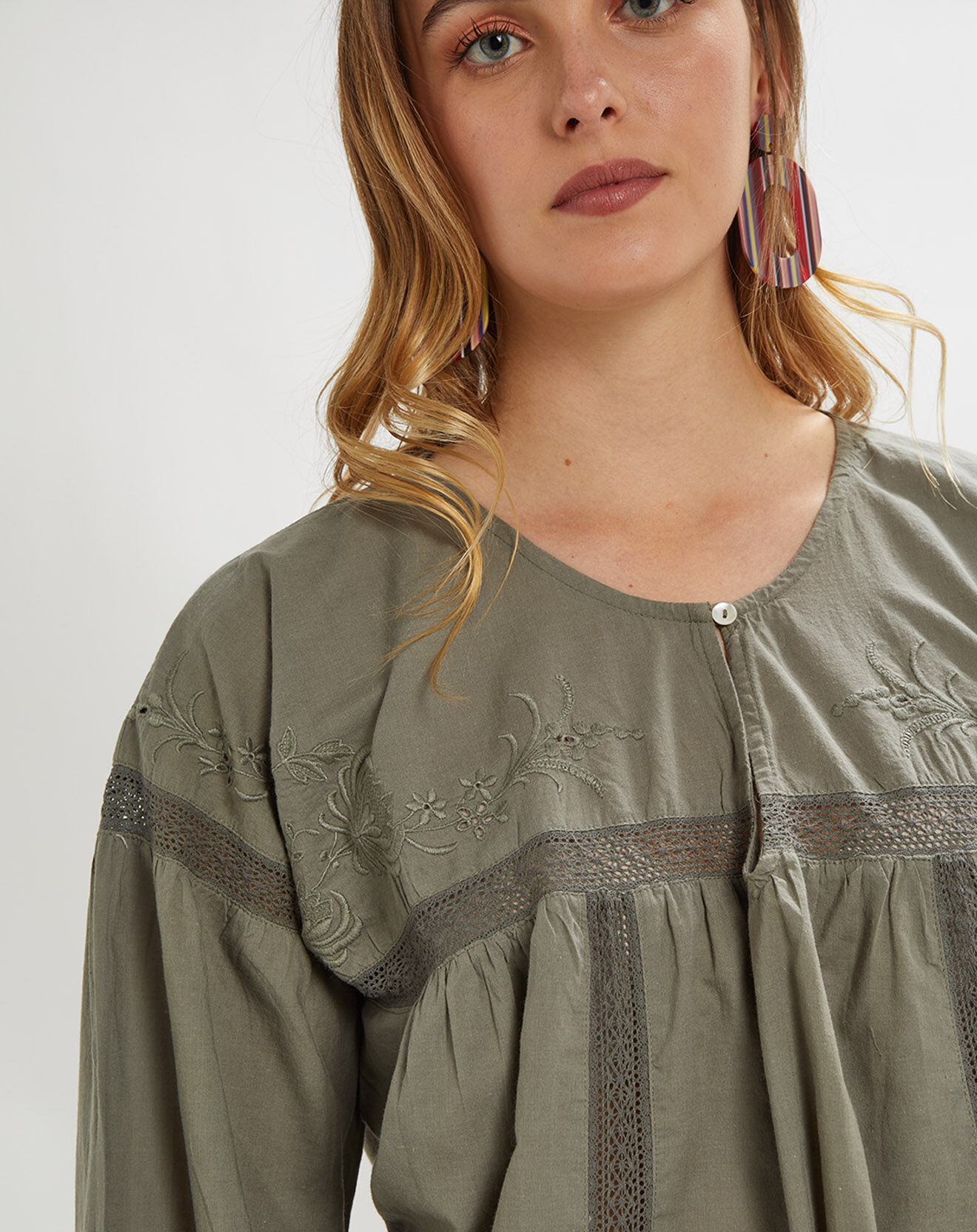 Stella Forest Blouse Hampton kaki