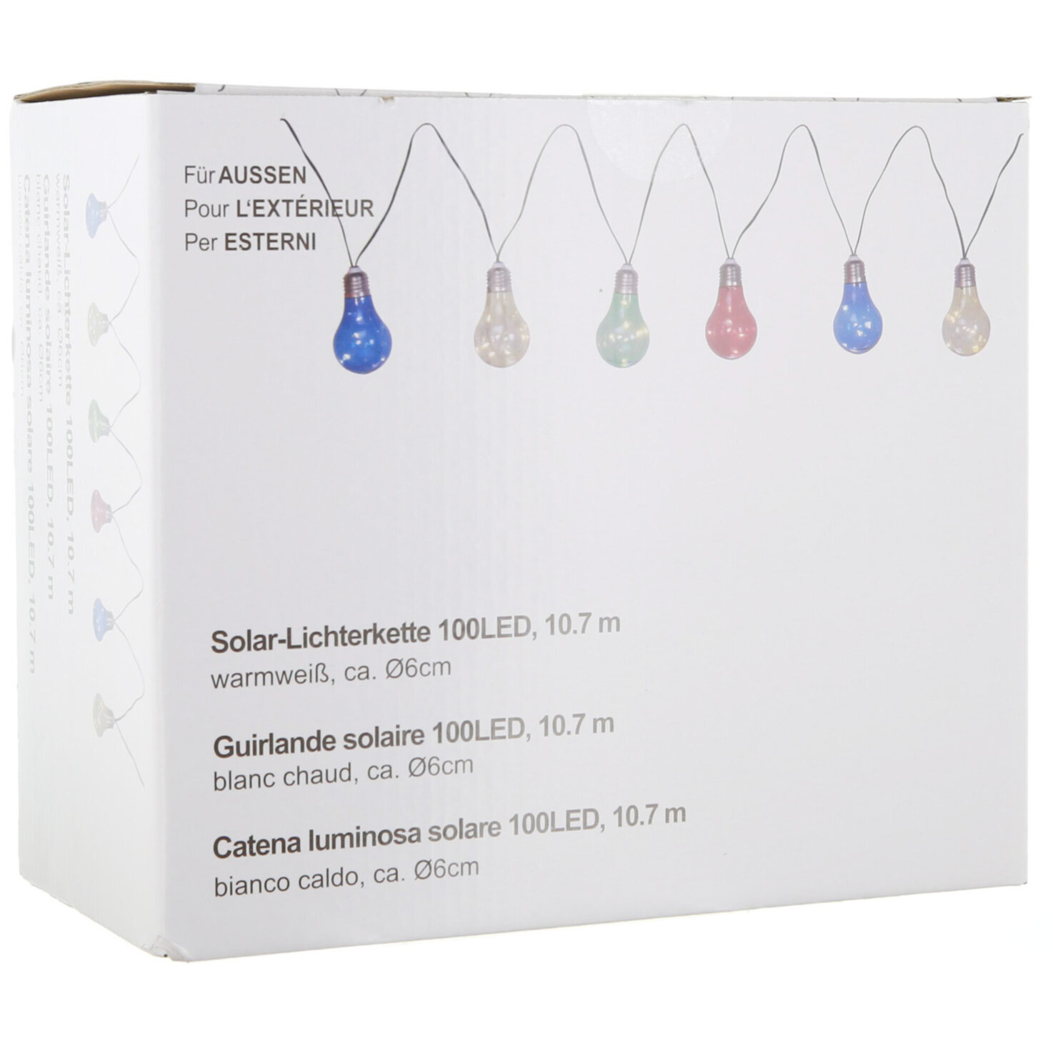 Solar Lichterkette bunt
