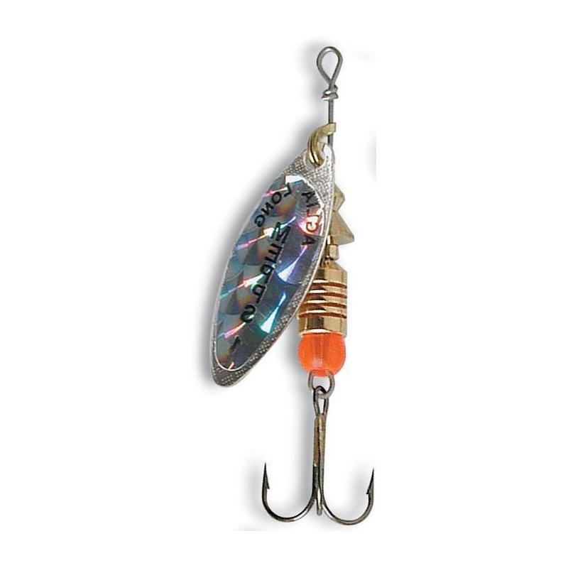 Cuiller Tournante Mepps Aglia Long Rainbo Argent