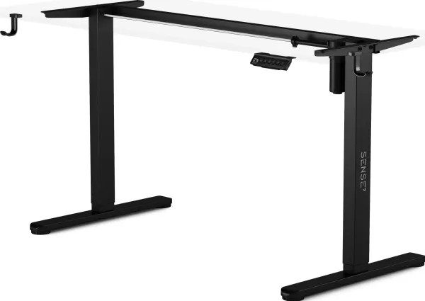 Skrivebord SENSE7 Elektrisk skrivebordsstel sort (uden top)