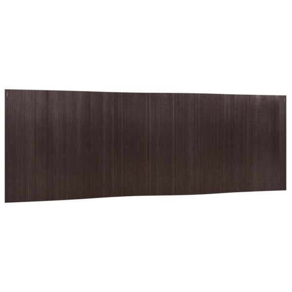 Divisória 165x600 cm Bambu Castanho-escuro