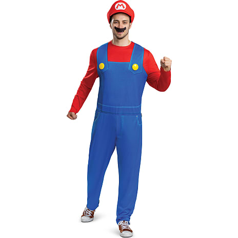 Nintendo Mario kostume str. L/XL