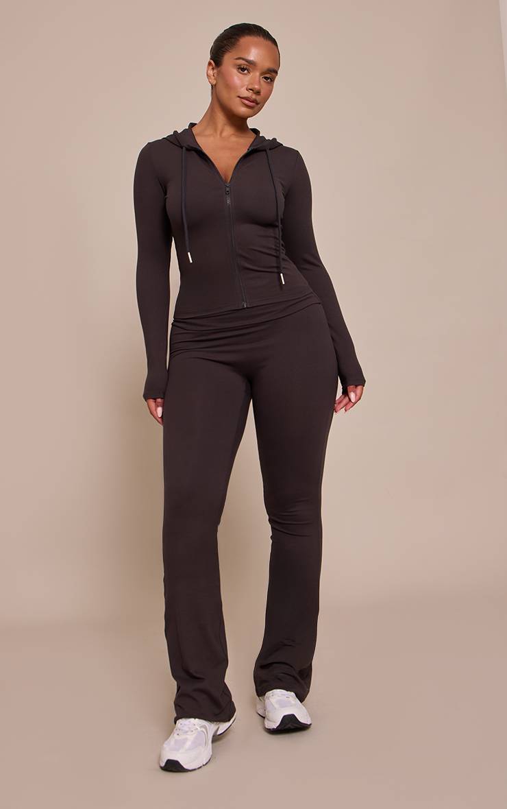 Charbon Sweat À Casynthétiqueche Zippé Sculptant Shape
