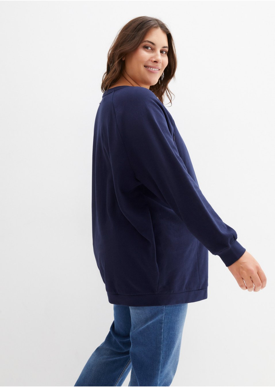 Sweat-shirt de grossesse et d'allaitement avec coton