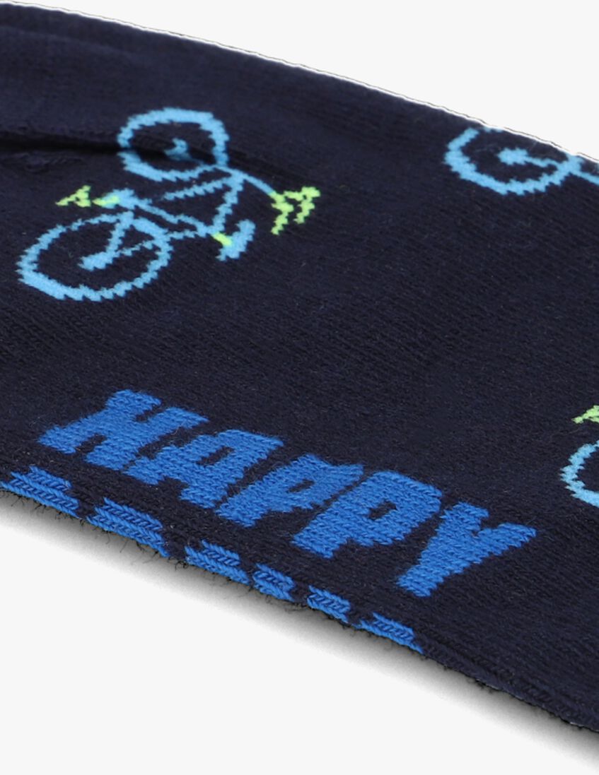HAPPY SOCKS zwarte happy socks sokken bike