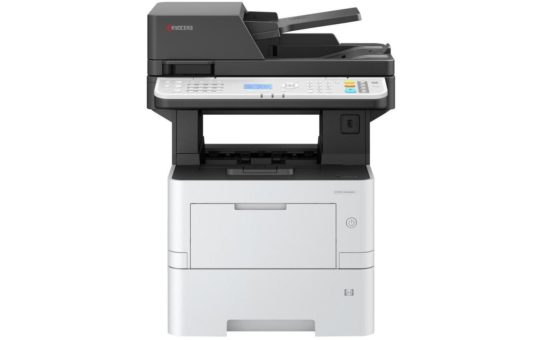 Multifunktionsdrucker ECOSYS MA4500fx<br>Duplex- und netzwerkfähiger Schwarzweiss-Multifunktionsdrucker