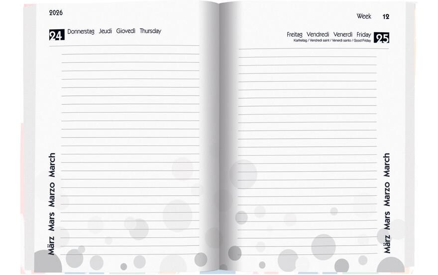 Schüleragenda Mydiary Summer 25/26 FSC, 1T/1S, 12 x 16.5 cmModerner Terminplaner für Jugendliche
