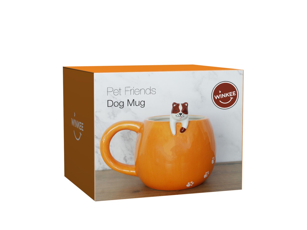 Winkee - Krus - Pet Friends Dog - orange