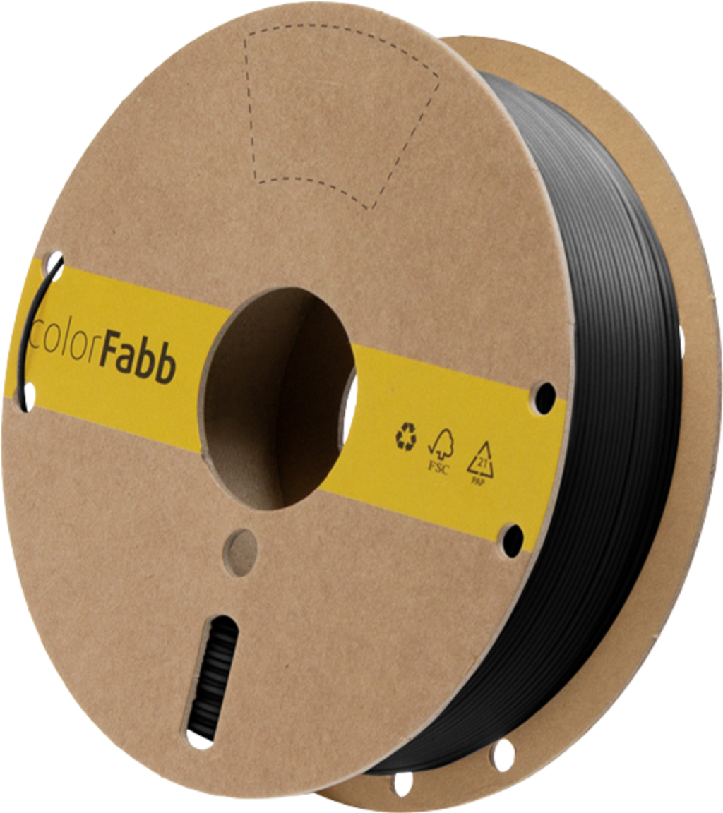 colorFabb  ASA Black, 1,75 mm (650 g)    Filament mit gute UV- und Temperaturbeständigkeit in Schwarz