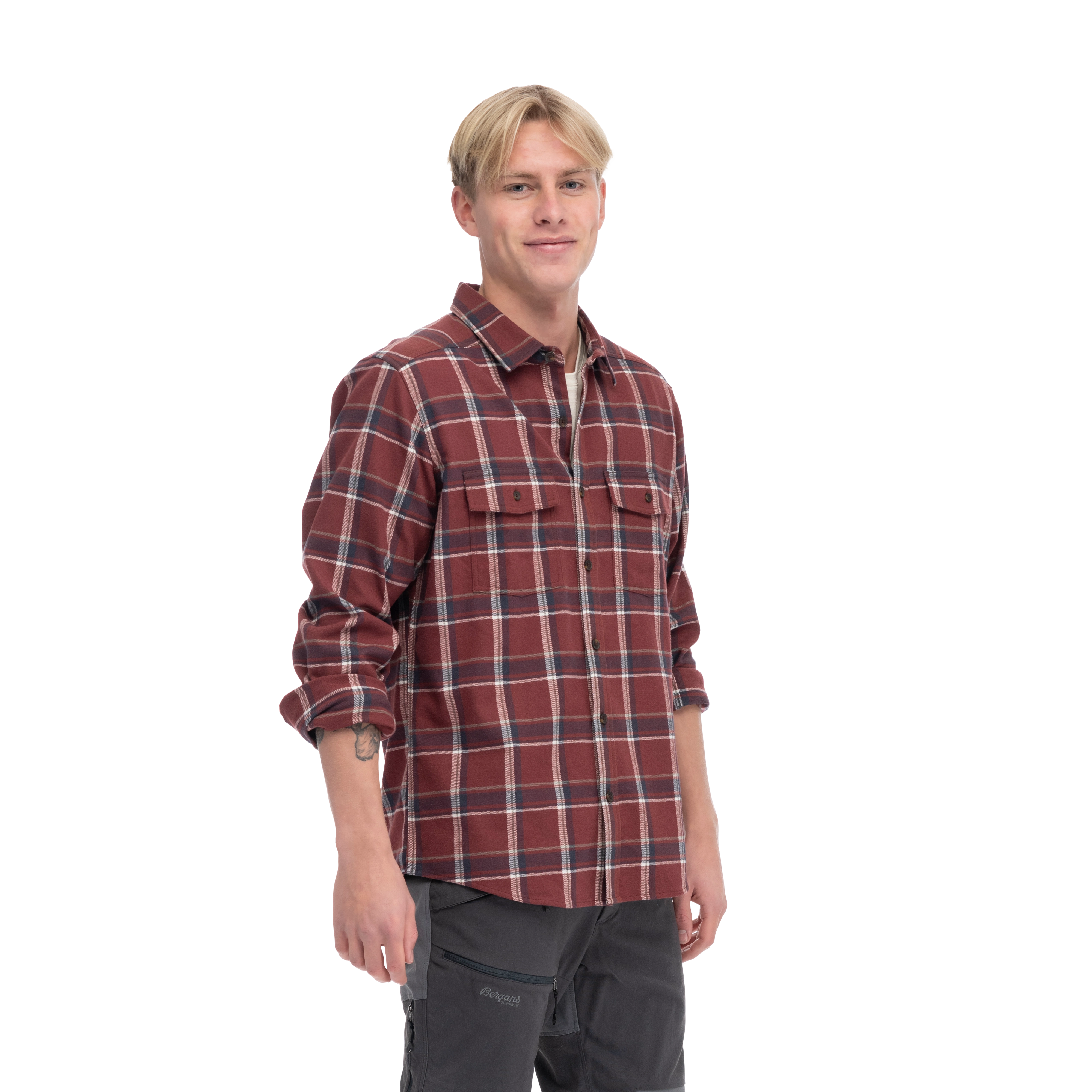 Tovdal Shirt Amarone Red / Dark Shadow Grey Check