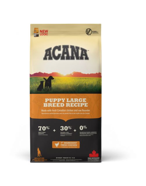 Acana Heritage Puppy Large Breed - Hondenvoer - Kip Kalkoen 17 kg