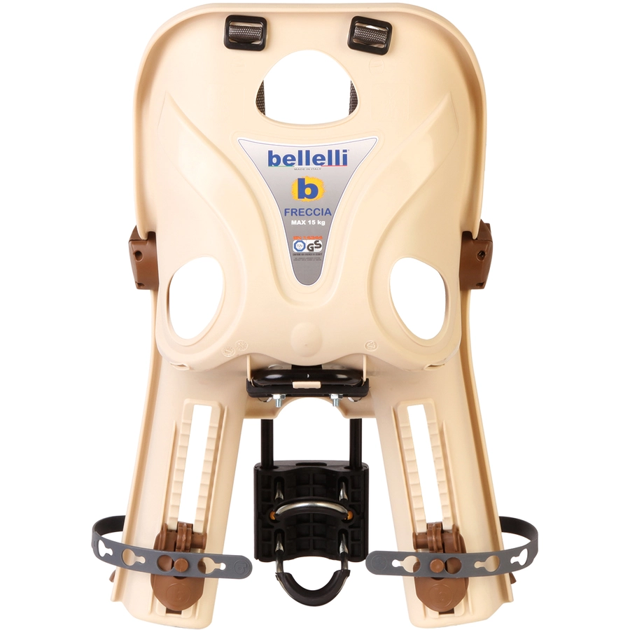 BELLELLI Kindersitz Fahrrad Freccia B-Fix frame mount Beige