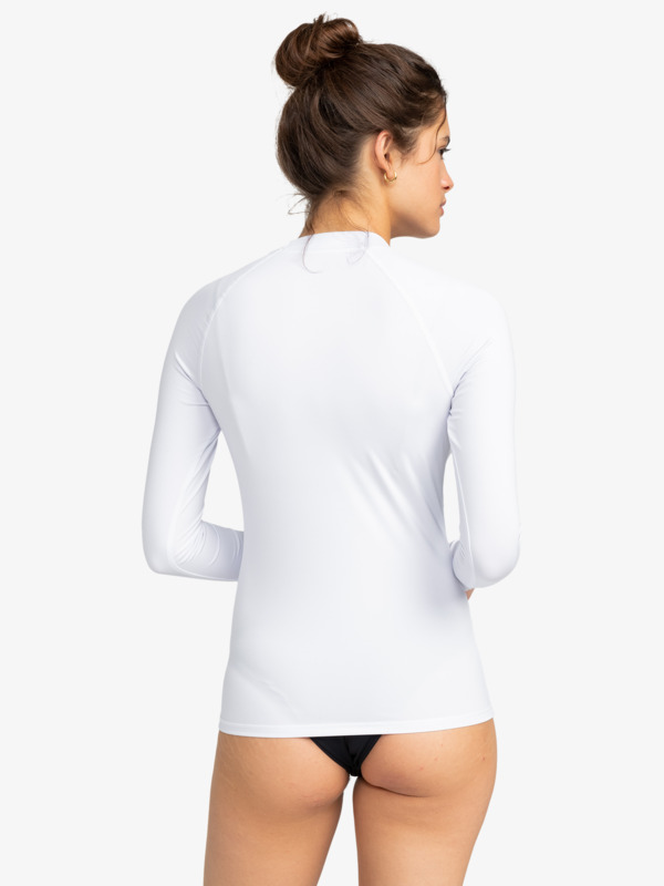 Whole Hearted Lycra manches longues Blanc Femme