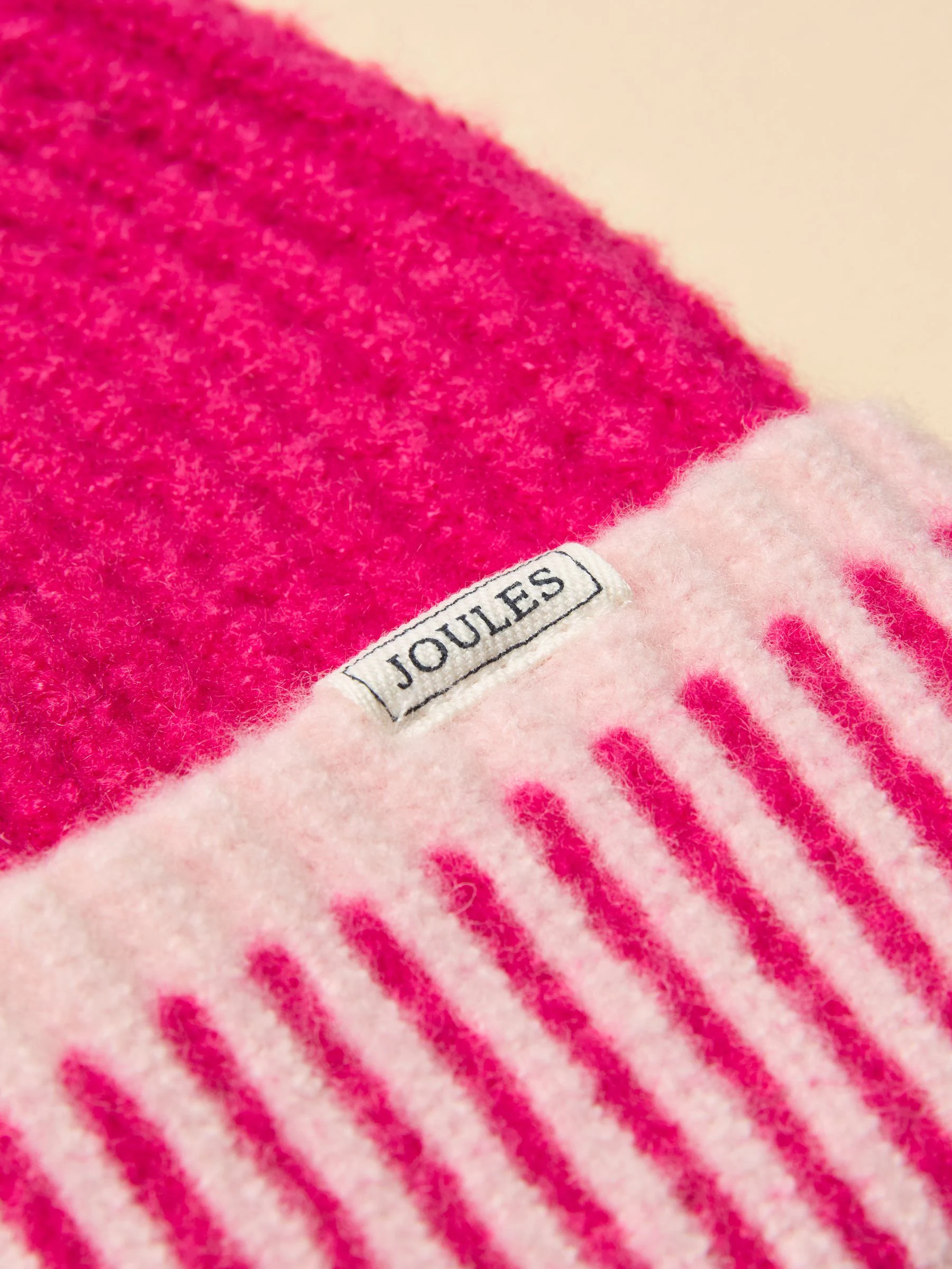 Felroze - Joules Wanderer Beanie-muts voor kinderen