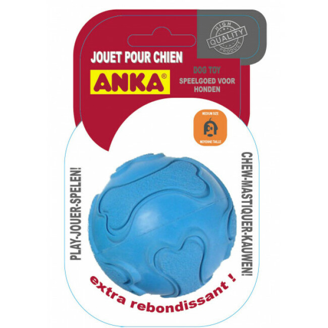 Balle caoutchouc dure Extrabounce pour chien