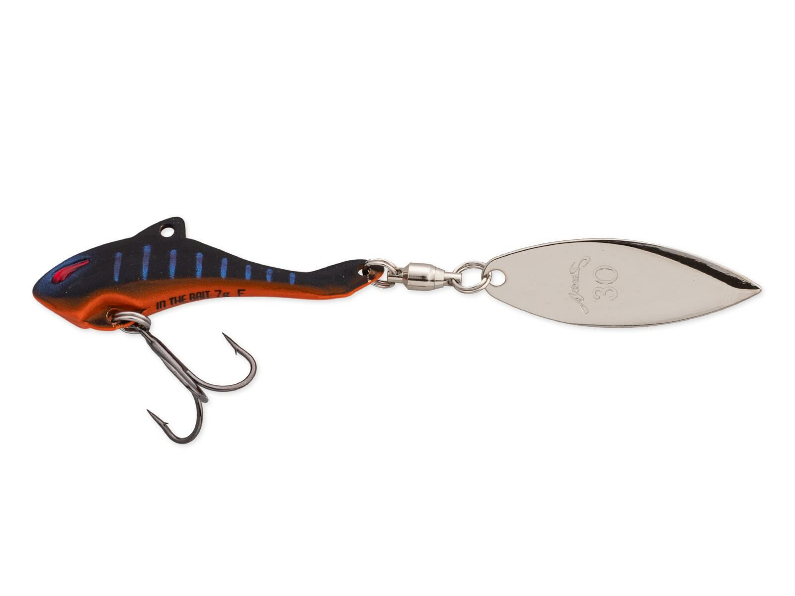 7g In The Bait Bass (BR-41M) Mat Black Tiger(Nories)