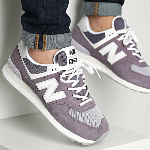 Baskets U574FPG Dark Grey Purple