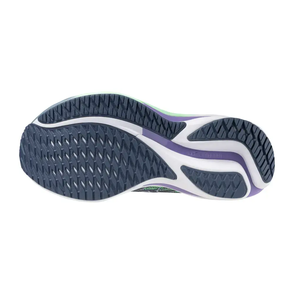 Mizuno Wave Rider 28 WOS Hardloopschoenen Groen/Wit/Mintgroen Dames