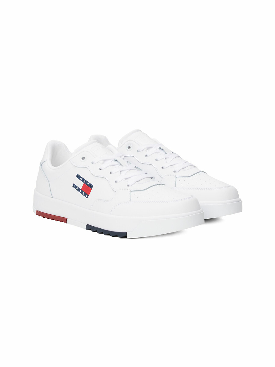 TOMMY JEANS<br>Tênis de couro retrô